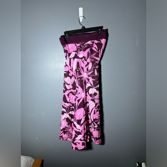 Anthropologie Jo Faulkner Strapless Midi Dress Womens Size 0P - Picture 2 of 4